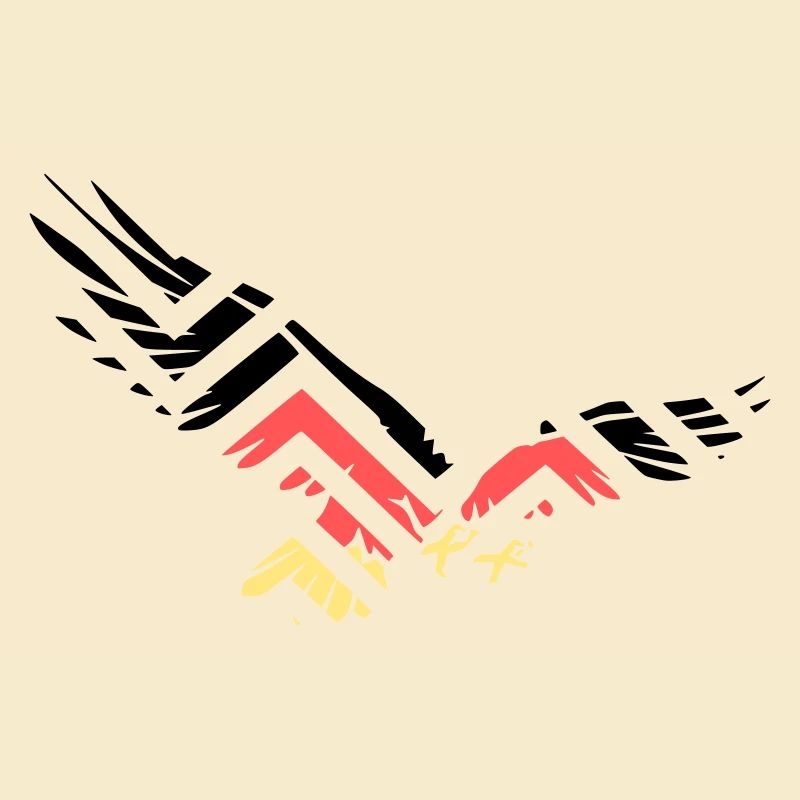 Abstract Eagle Germany Fan