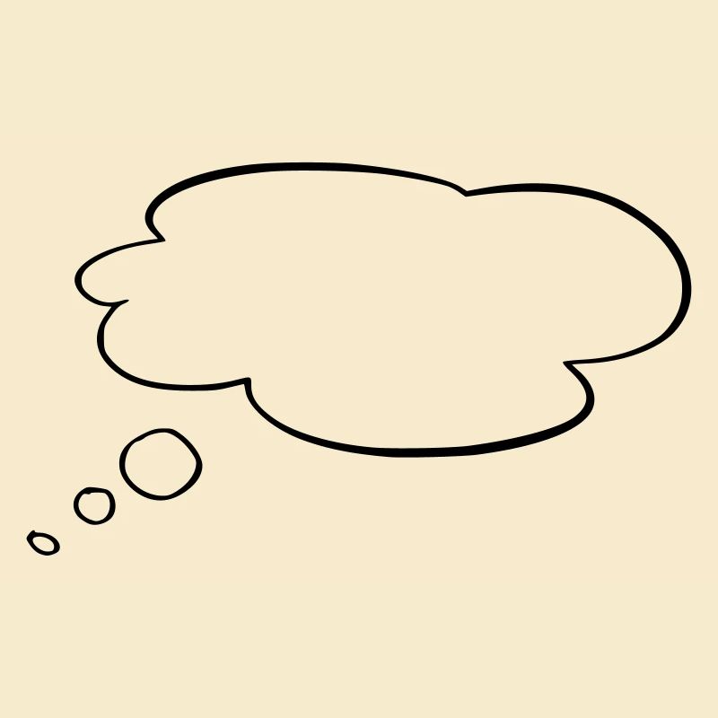 Thought bubble