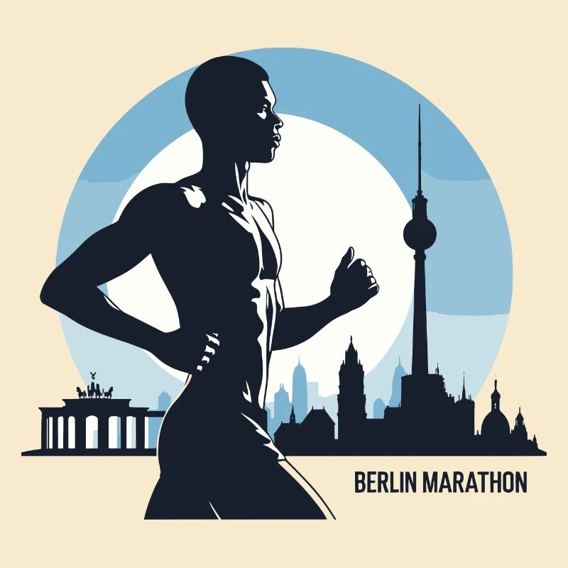 Berlin Marathon Runner Running Shirt