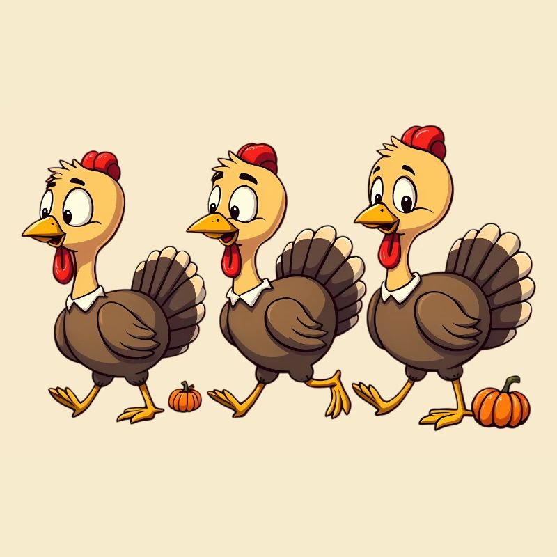 Bébé dinde de Thanksgiving