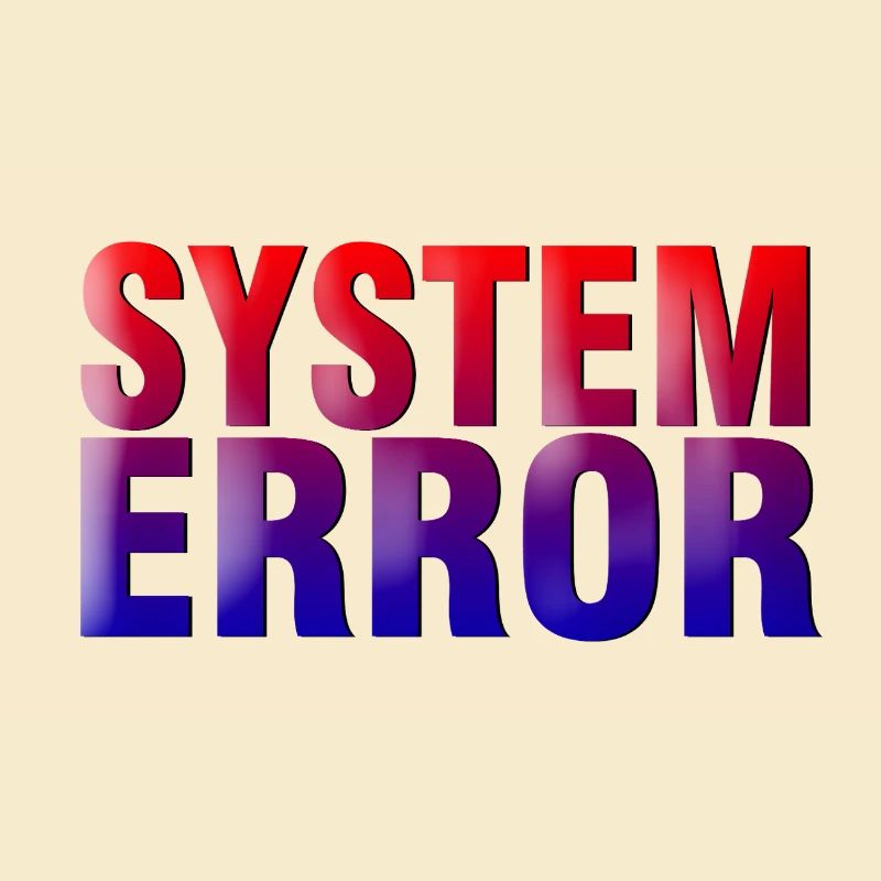 Systemfehler Gradient Typo