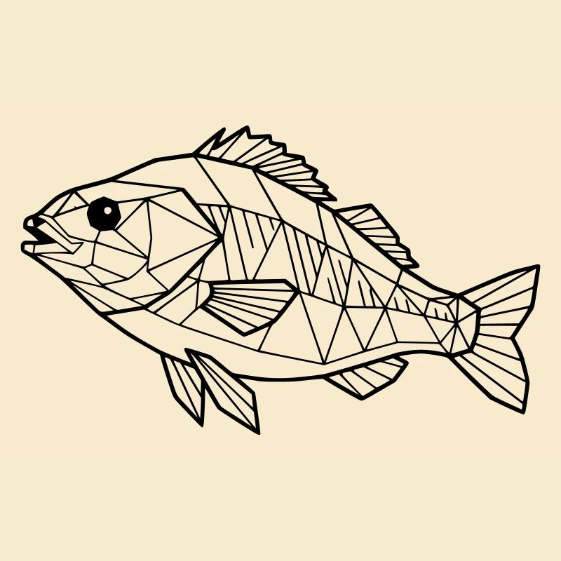 Perchoir géométrique Low Poly