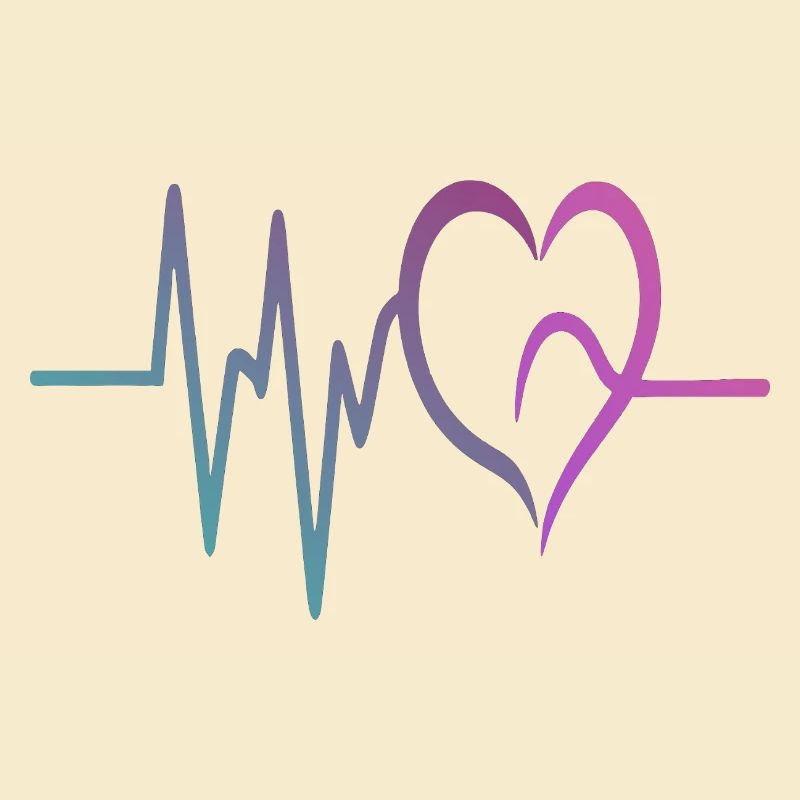 Cœur ECG à gradient