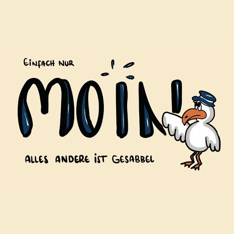 Moin Küstenseemöwe im Sailor-Style