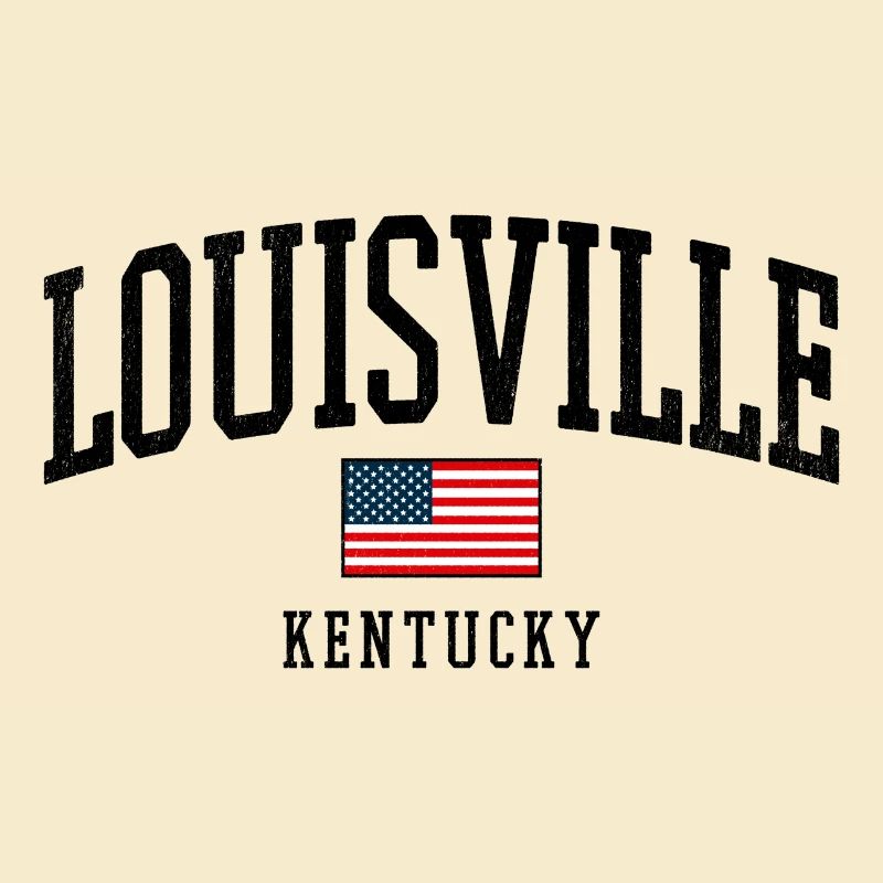 Conception du drapeau des États-Unis à Louisville, Kentucky