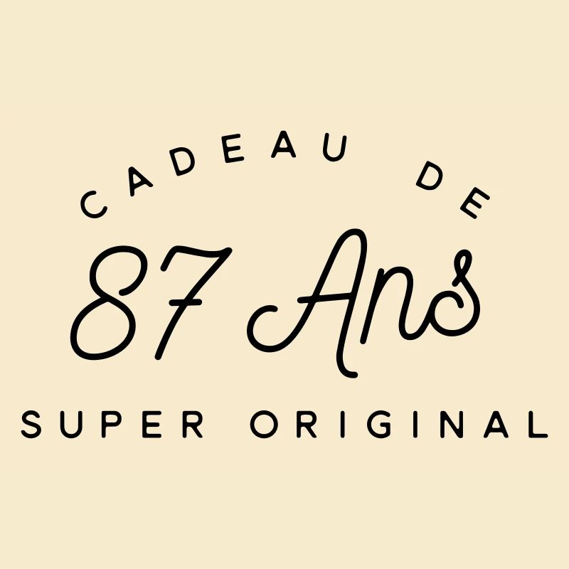 Cadeau 87 ans 