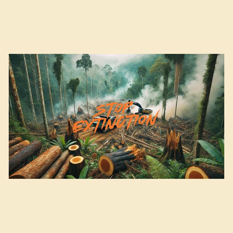 Stop Extinction: Waldschutz Design
