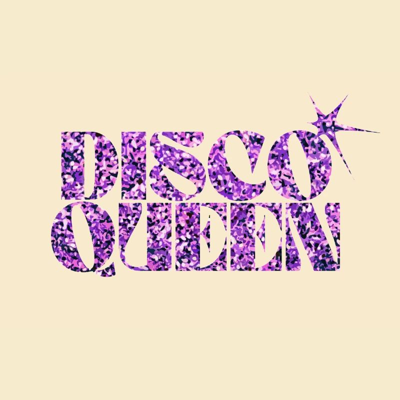 Disco Queen Glitzermuster