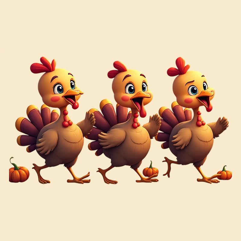 Bébé dinde de Thanksgiving