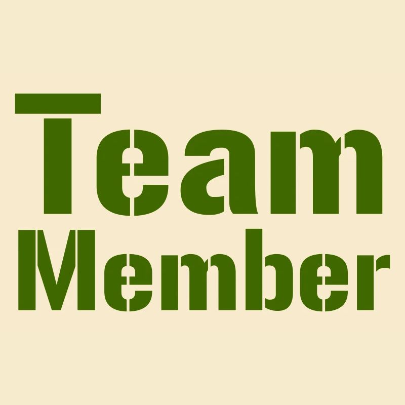 Team Member Bold Typography