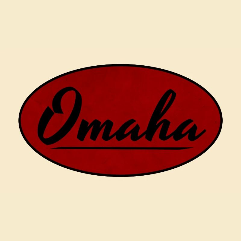 Omaha Vintage Script Logo