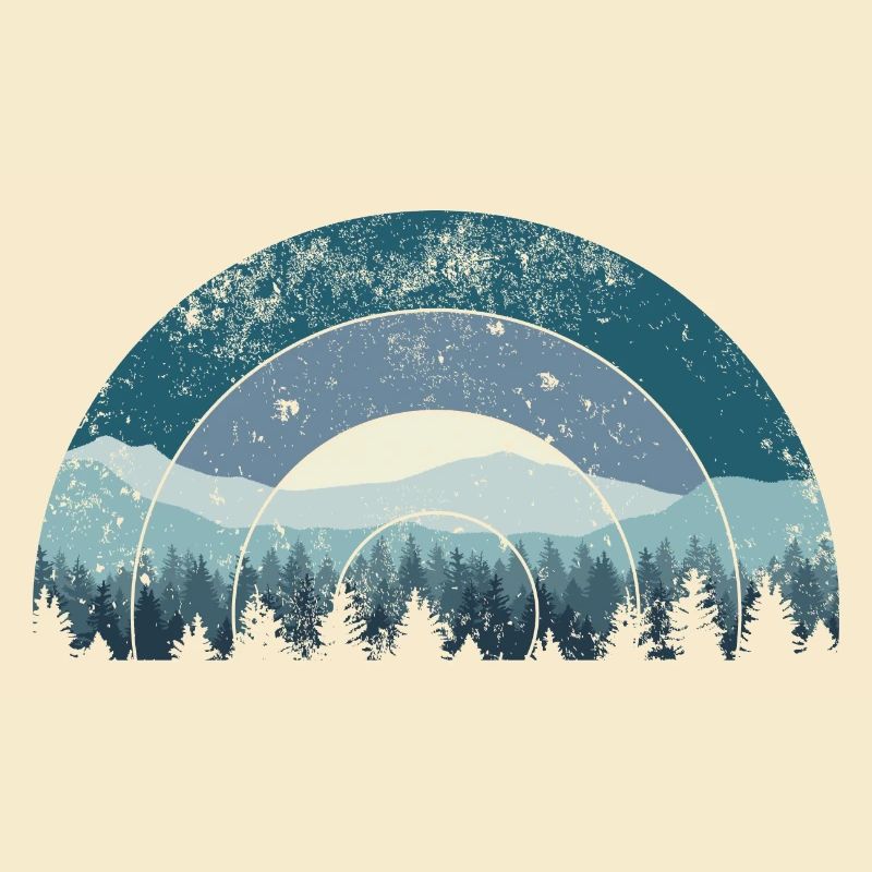 Blue Arc Forest Landschaft