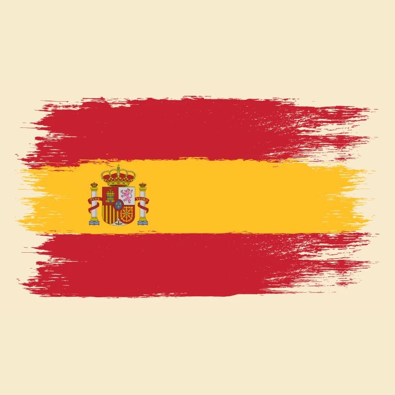Spanische Flagge, Viva Spain, ein Symbol der Einheit