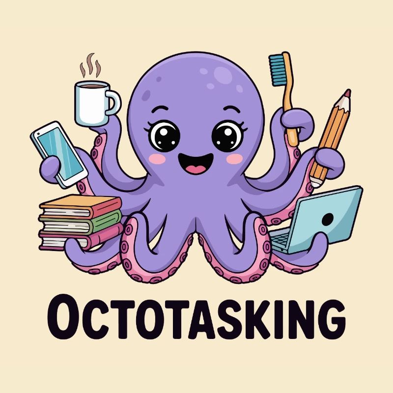 Octotasking Creature in Multitask Mode
