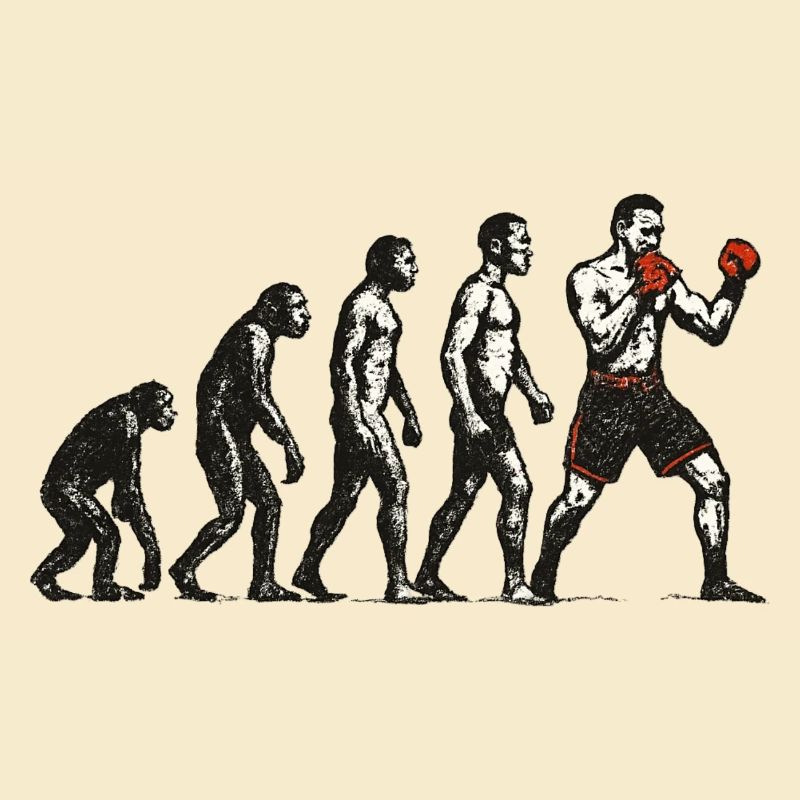 Évolution vers un combattant de MMA dans le style grunge
