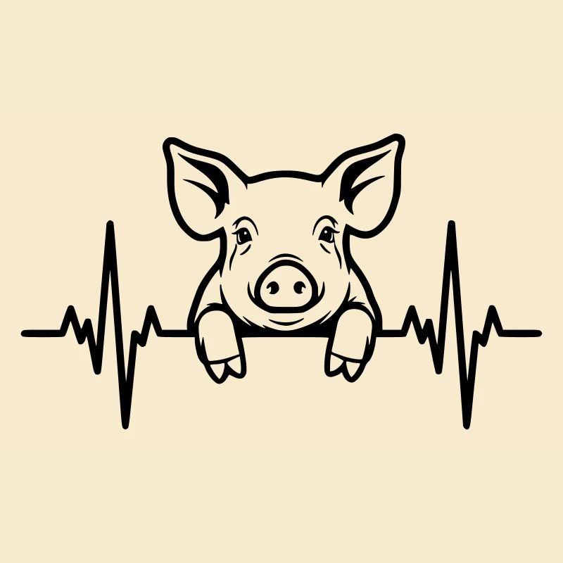 Schwein Herzschlag – Süßes Ferkel