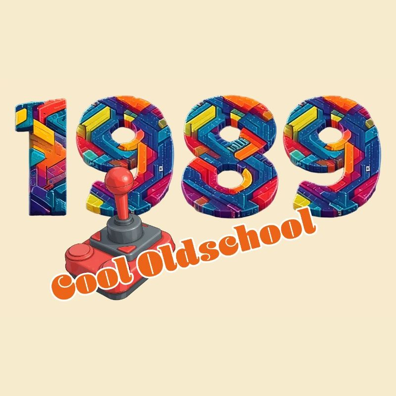 1989 – Retro Digital Gaming Stil