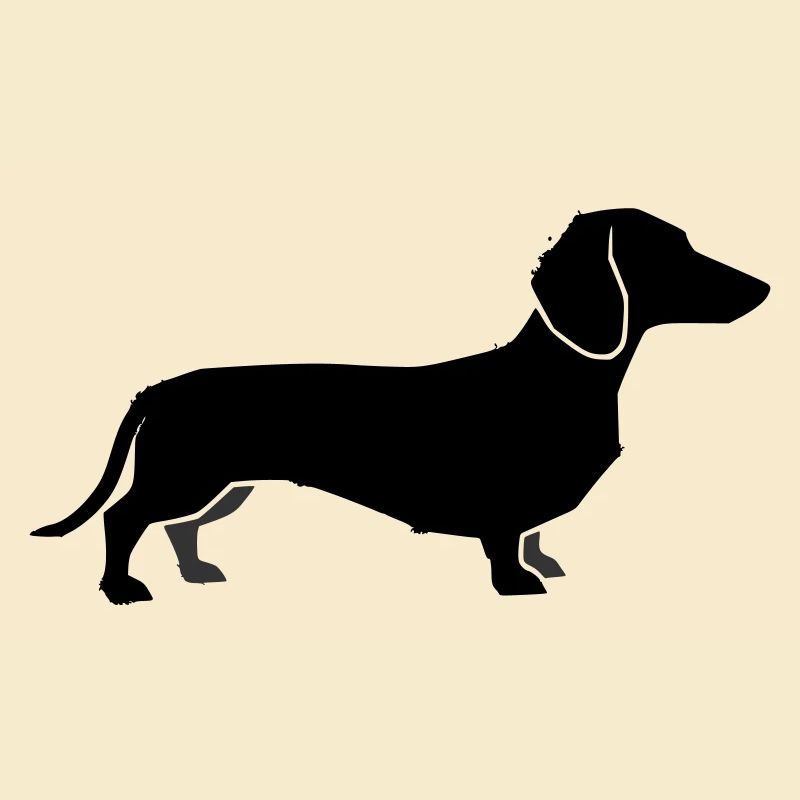 Dackel Hund Silhouette