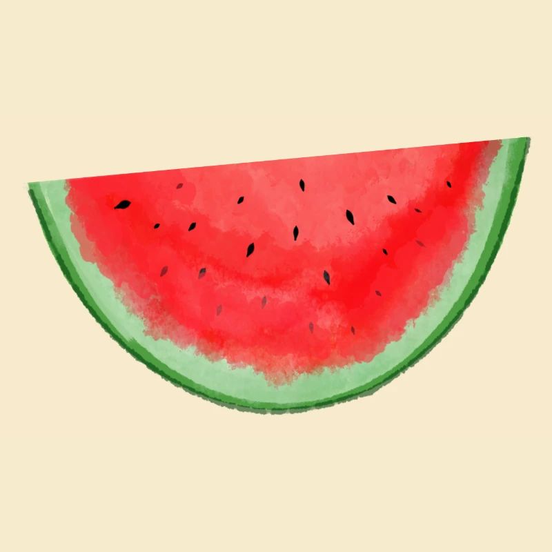 Aquarelle pastèque