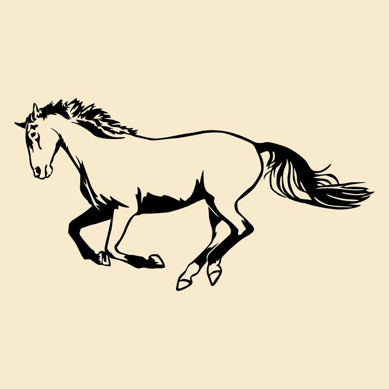 Cheval galopant