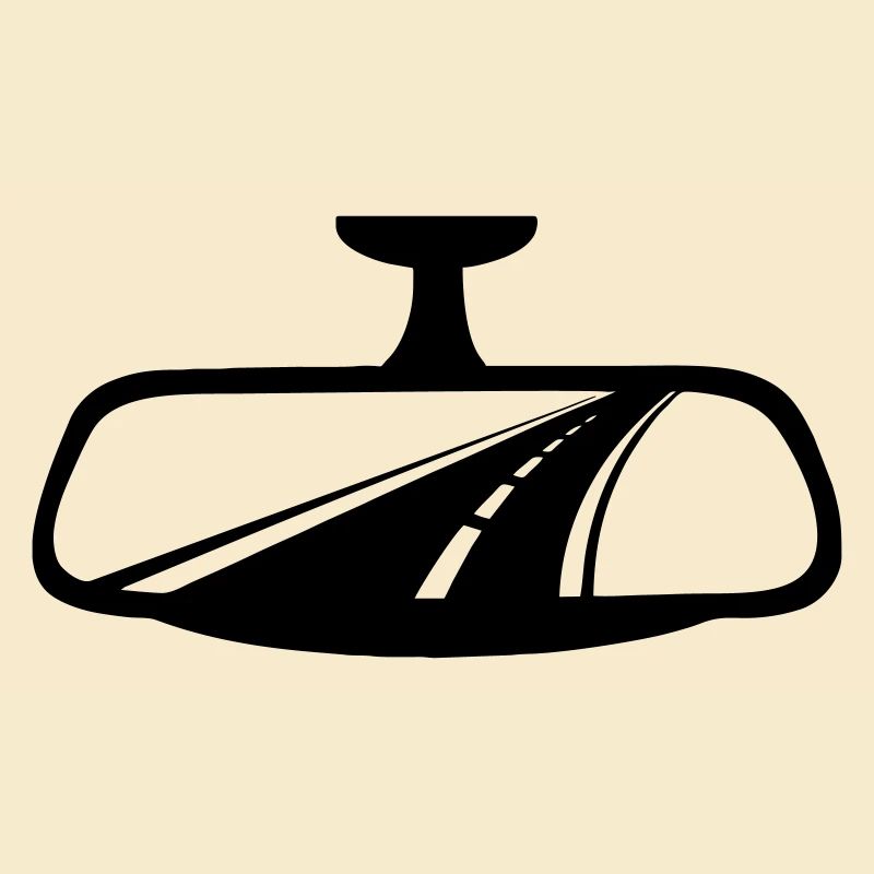 Rétroviseur de voiture avec autoroute