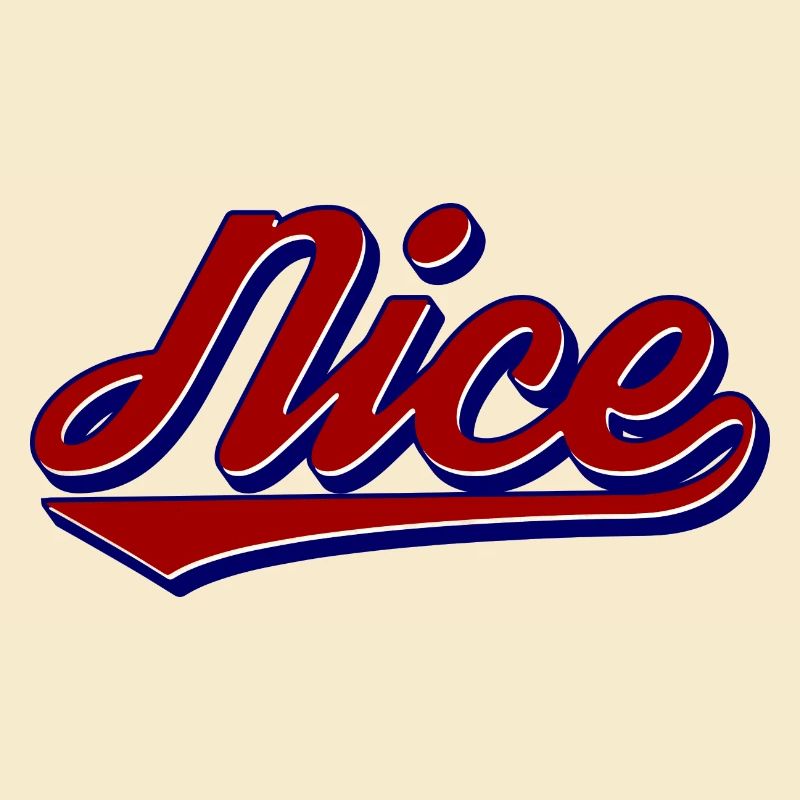 Style de logo rétro Nice Script
