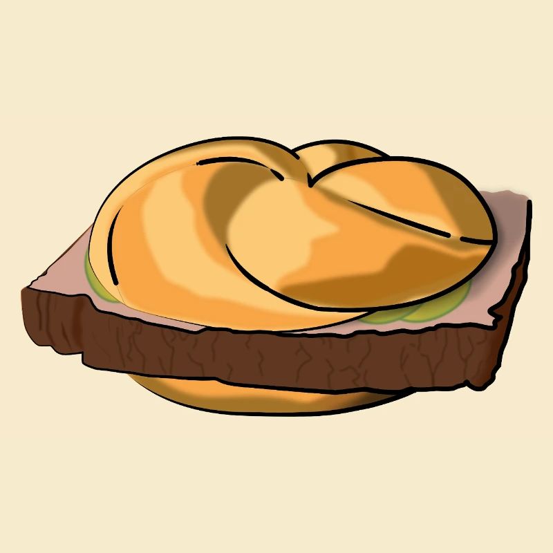 Leberkässemmel with extra style.