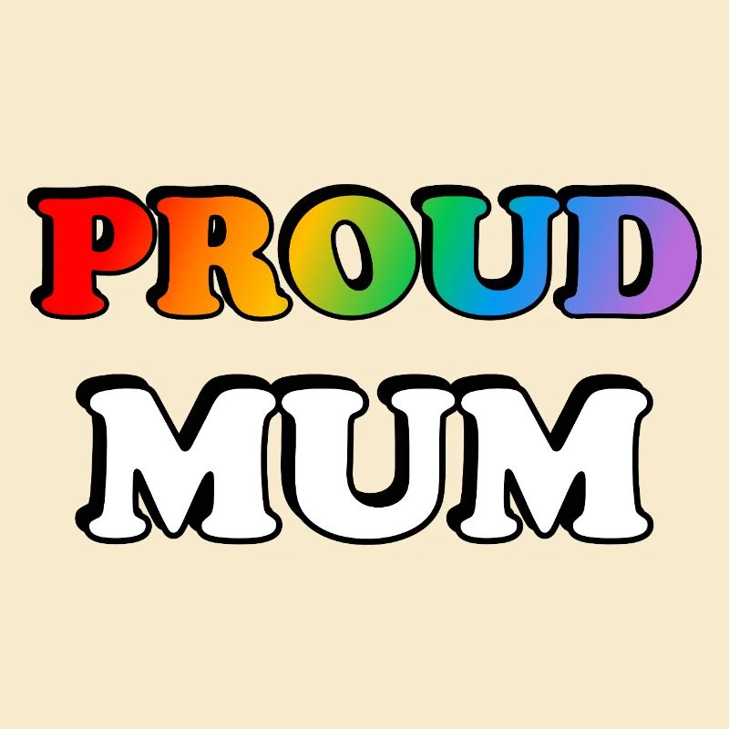 Regenbogen Stolze Mutter LGBTQ Stolz