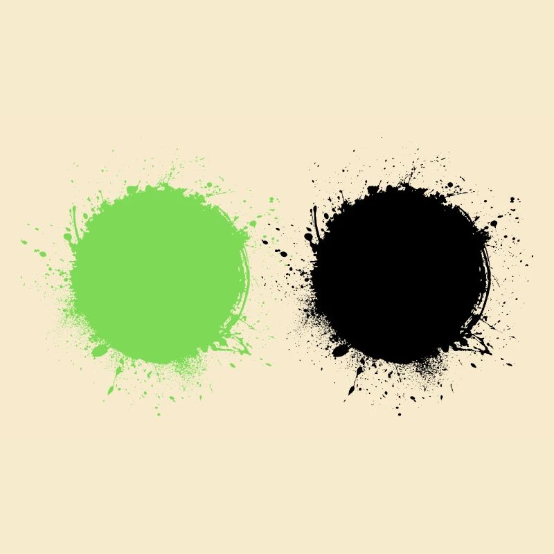 white green