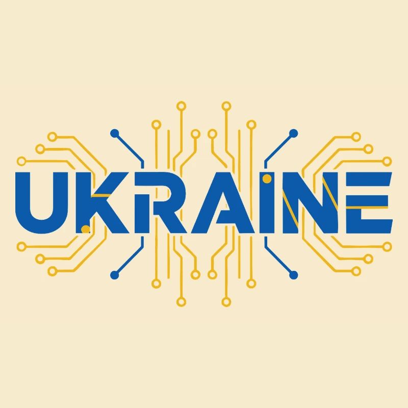 Conception du drapeau du circuit de l’Ukraine