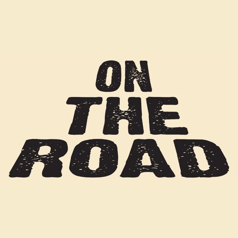 Sur la route : une typographie audacieuse