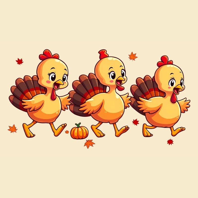 Bébé dinde de Thanksgiving