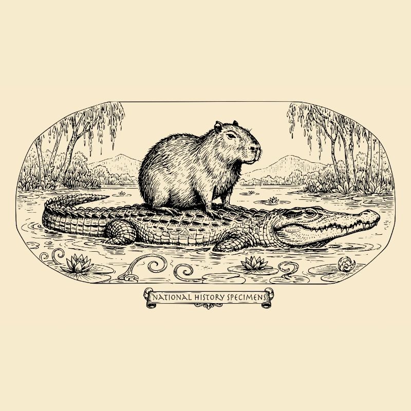 Croc und Capybara