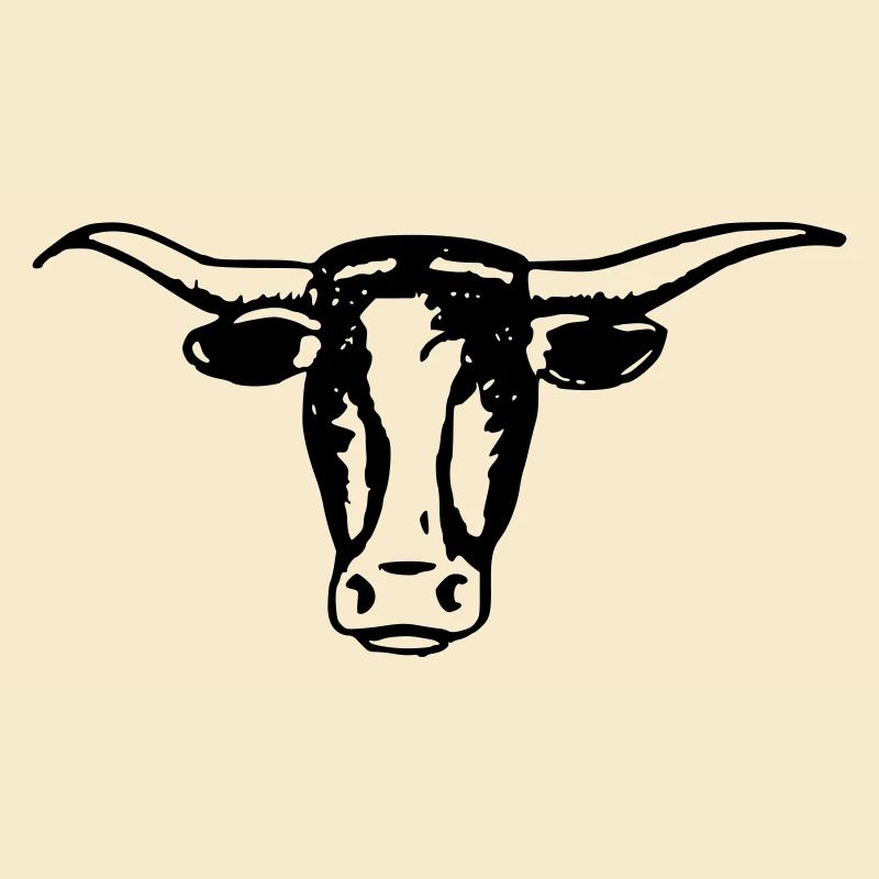 Tête de bœuf Longhorn