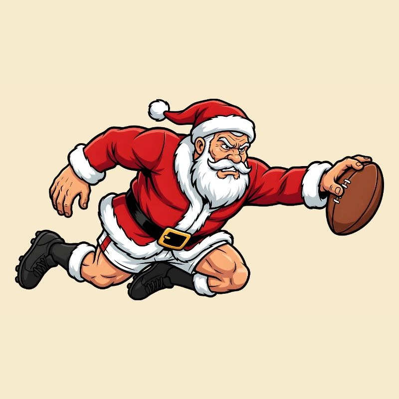 Père Noël Rugby