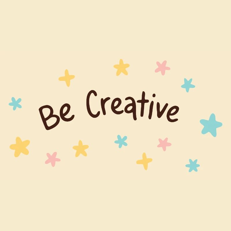 Be Créatif: Étoiles Pastel et Lettrage Délié