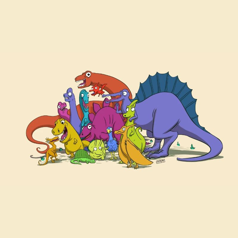 Dinosaurier sind alle Freunde