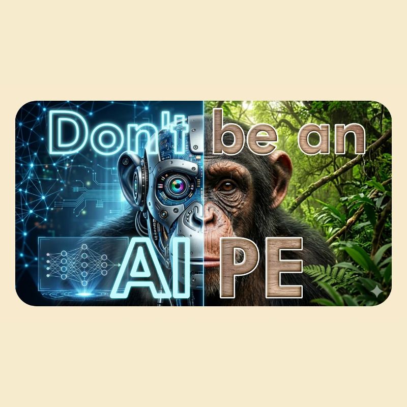 Don't Be an Ape: KI Kontrast