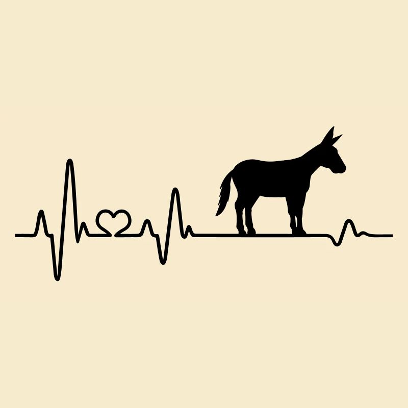 Donkey heartbeat Muli mule farm farmer