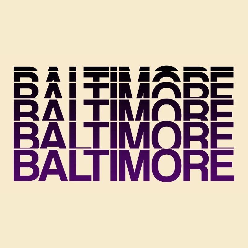 Baltimore Violett Gradient Stil