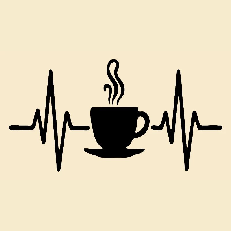 Broken Heart Coffee Cup Minimalist Line Design