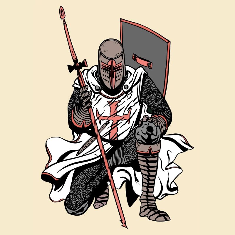 Crusader, Knights Templar, Warrior crusader Knight
