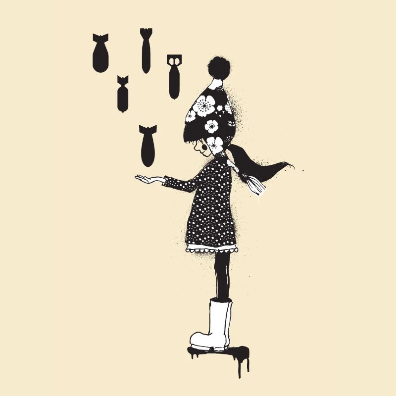 Fille à la bombe