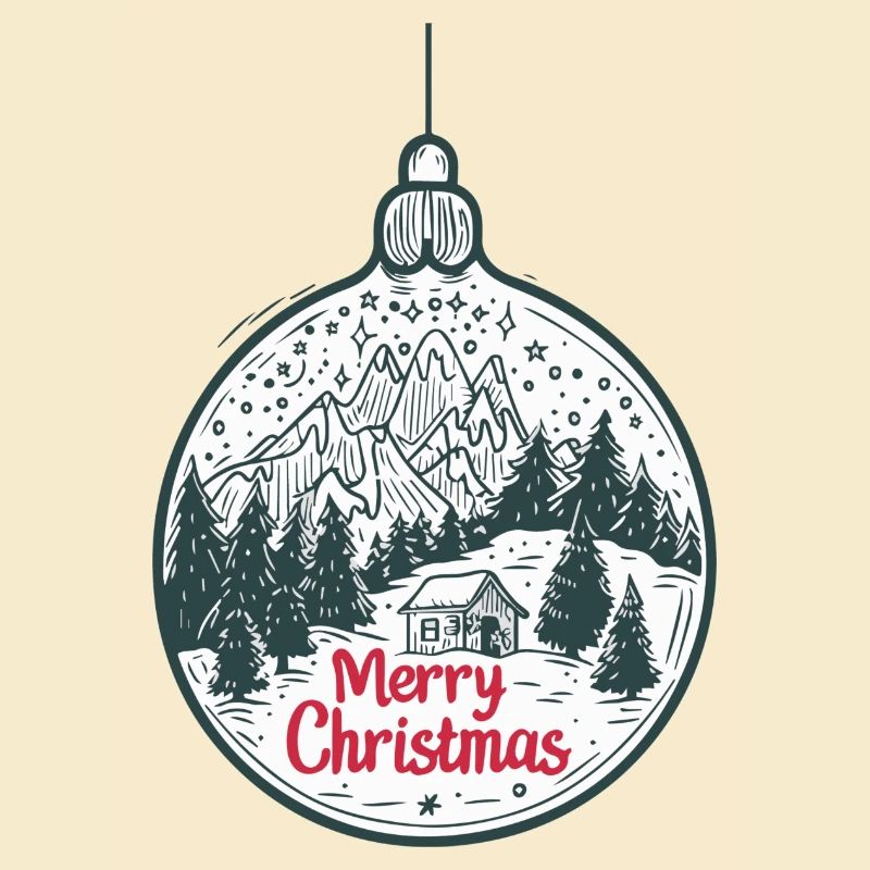 SPREAD Frohe Weihnachtskugel