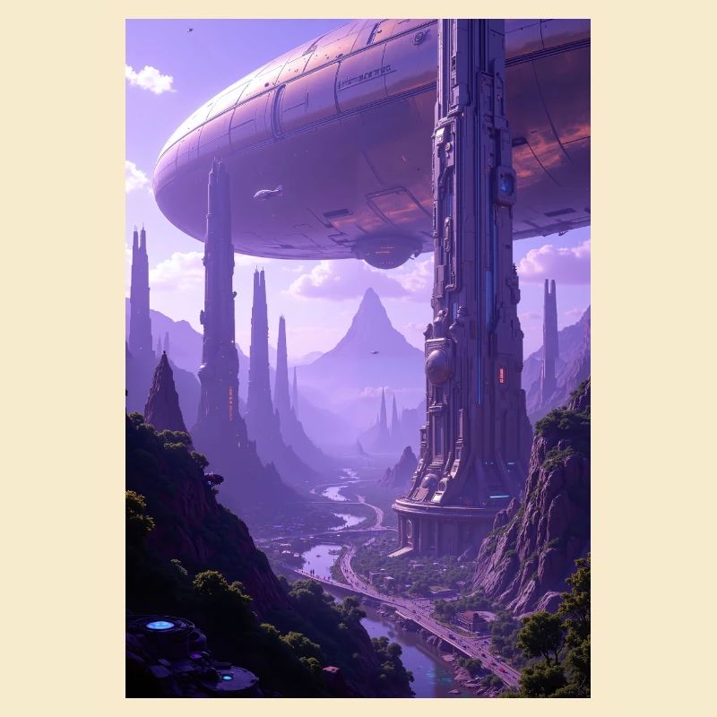 Image de science-fiction Alien Planet