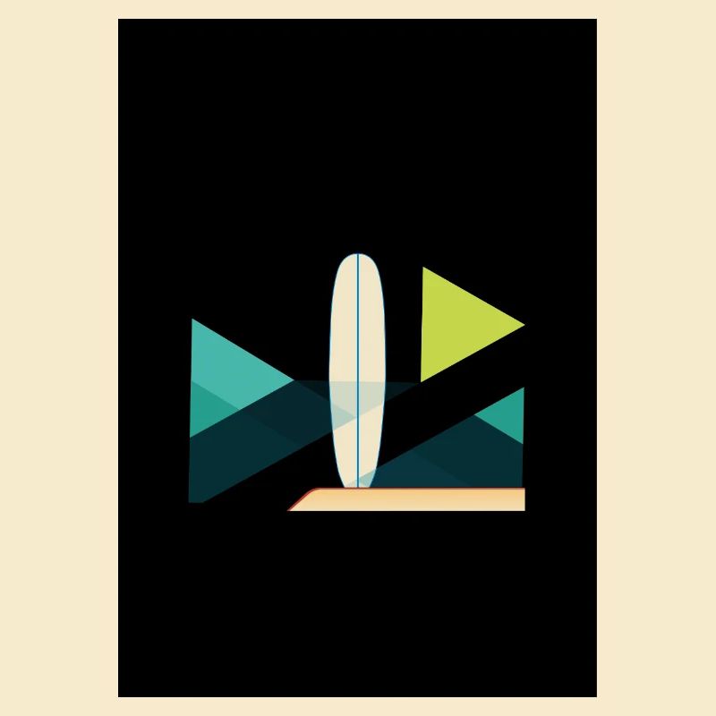 Abstract Surf and Wave Art