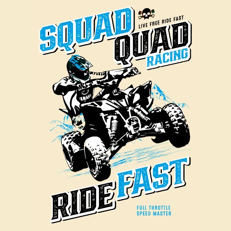 Vitesse de course en quad