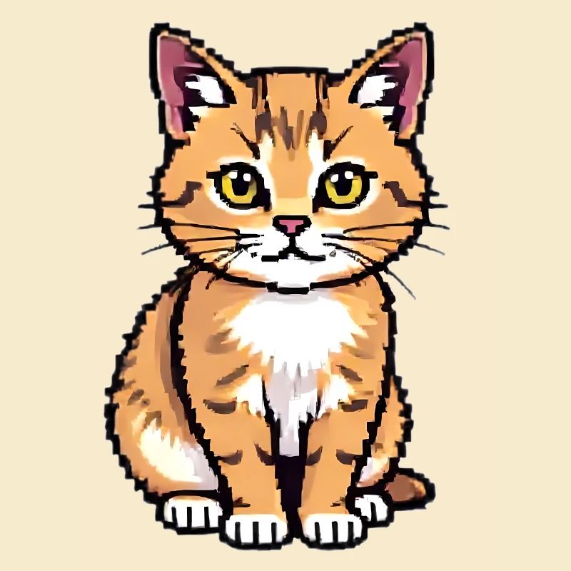Cat Pixel Art