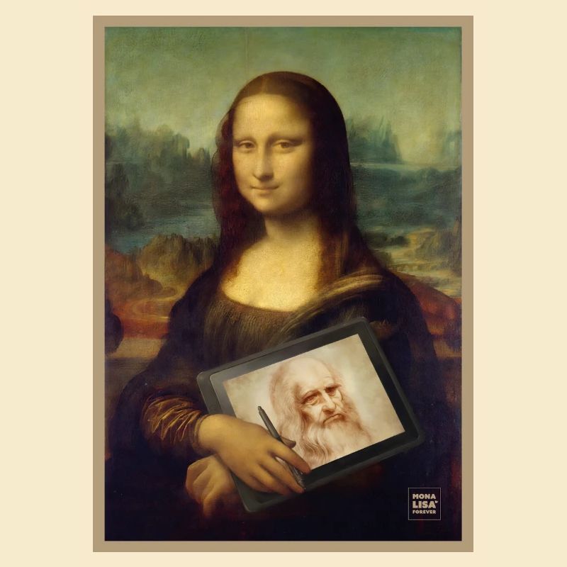 Mélange de sketches de tablette Mona Lisa