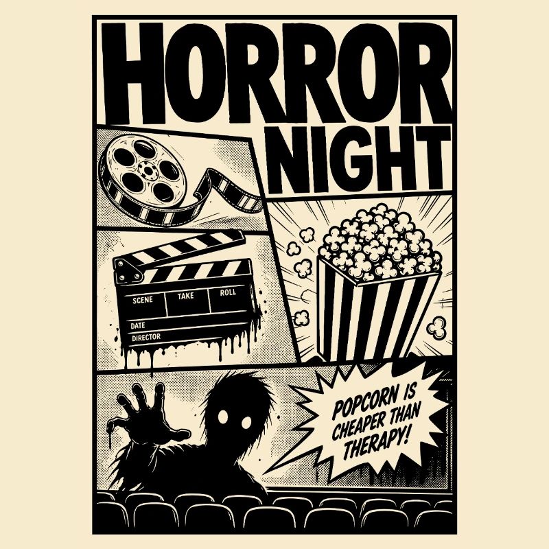 Horror Cinema Zombie Comic